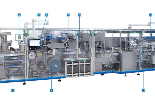 Workflow for the BLICA 300 line